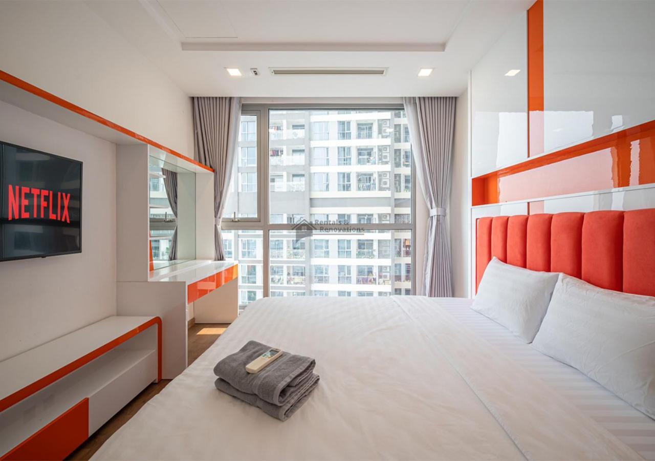 The Vinhomes Central Park Apartments - The Buildings Surrounding Landmark 81 Ho-Chi-Minh-Stadt Exterior foto